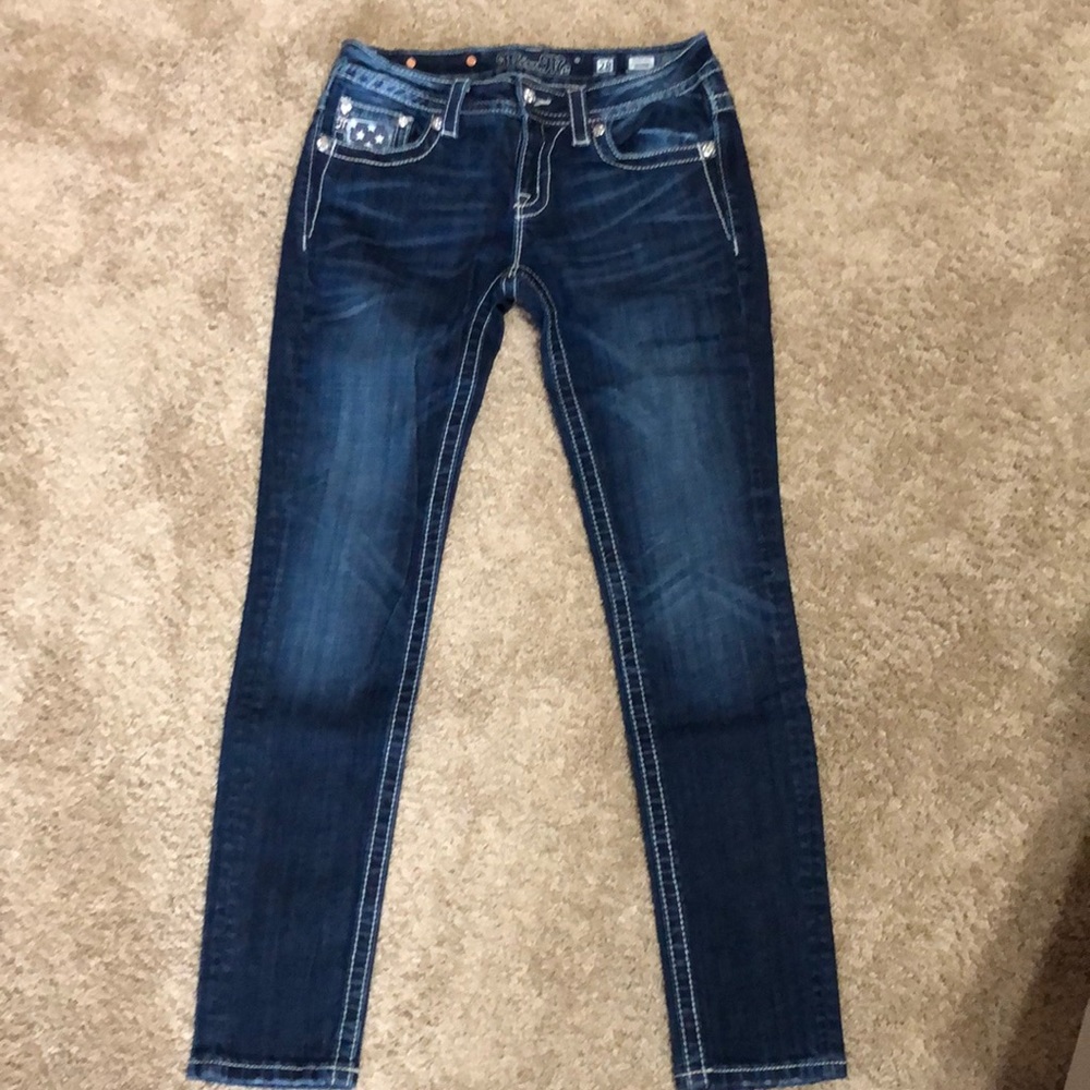 Miss Me America dark skinny jeans